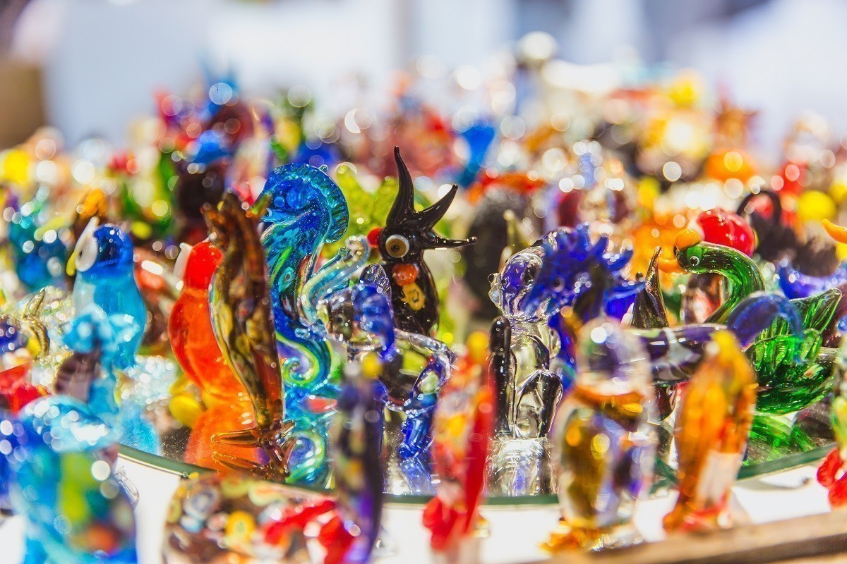 Figurines en verre de Murano