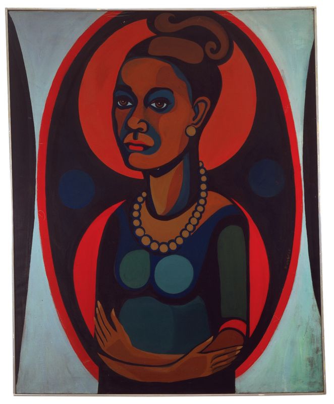 FAITH RINGGOLD EARLY WORKS #25 : SELF-PORTRAIT, 1965