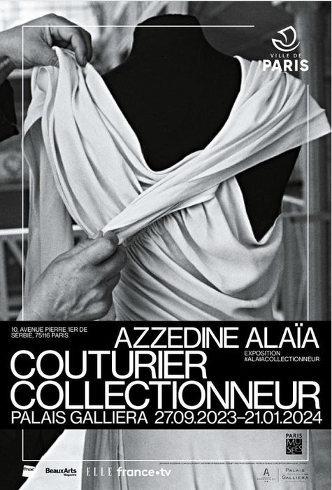 Affiche de l’exposition : Azzedine Alaïa