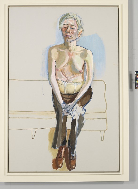 Alice Neel:  Andy Warhol, 1970