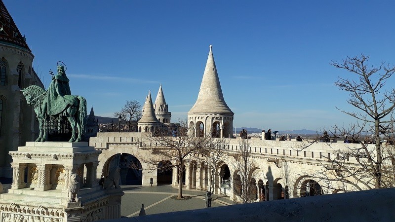 Bastion des pêcheurs à Budapest, Hongrie