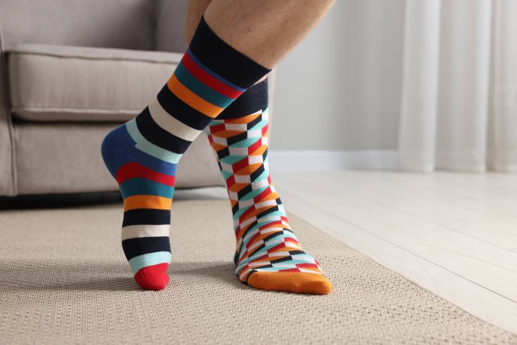 chaussettes colorées