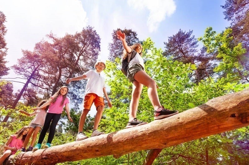 vacances camping enfants