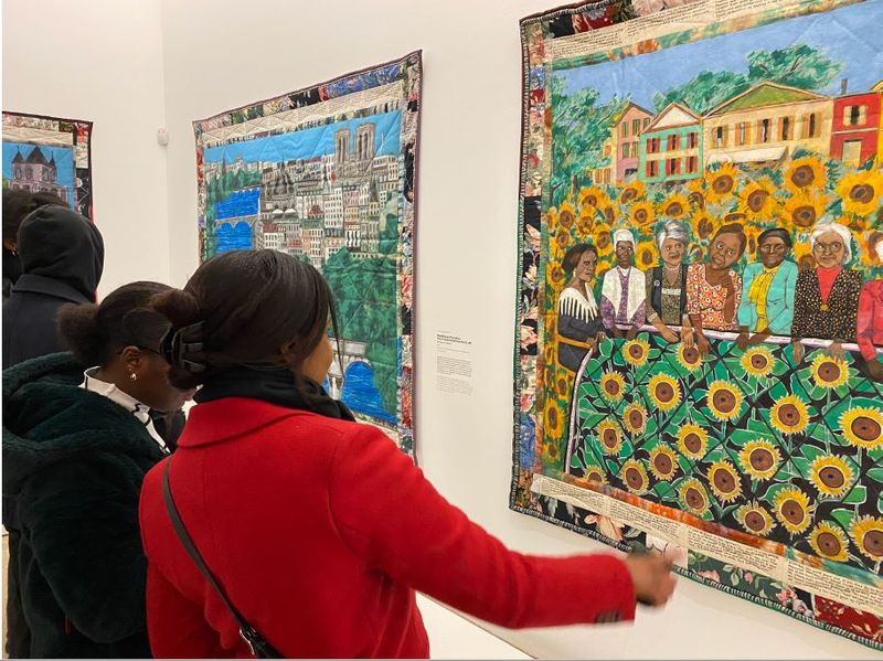 VUE DE L’EXPOSITION FAITH RINGGOLD « BLACK IS BEAUTIFUL » AU MUSÉE PICASSO, 2023