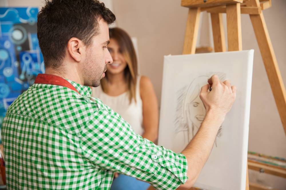 animation artistique caricature