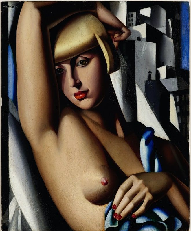 Peinture Tamara de Lempicka, Suzy Solidor 1935