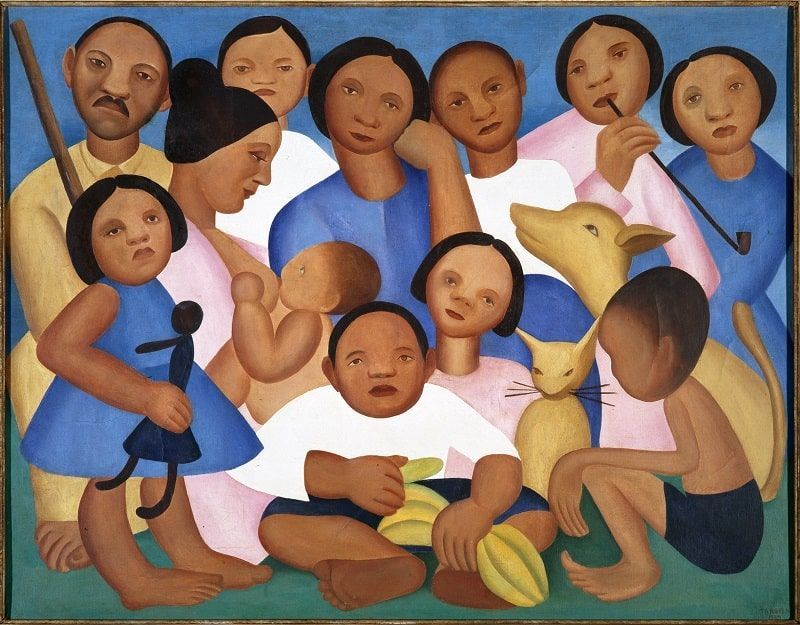 Peinture Tarsila Do Amaral, La famille 1925