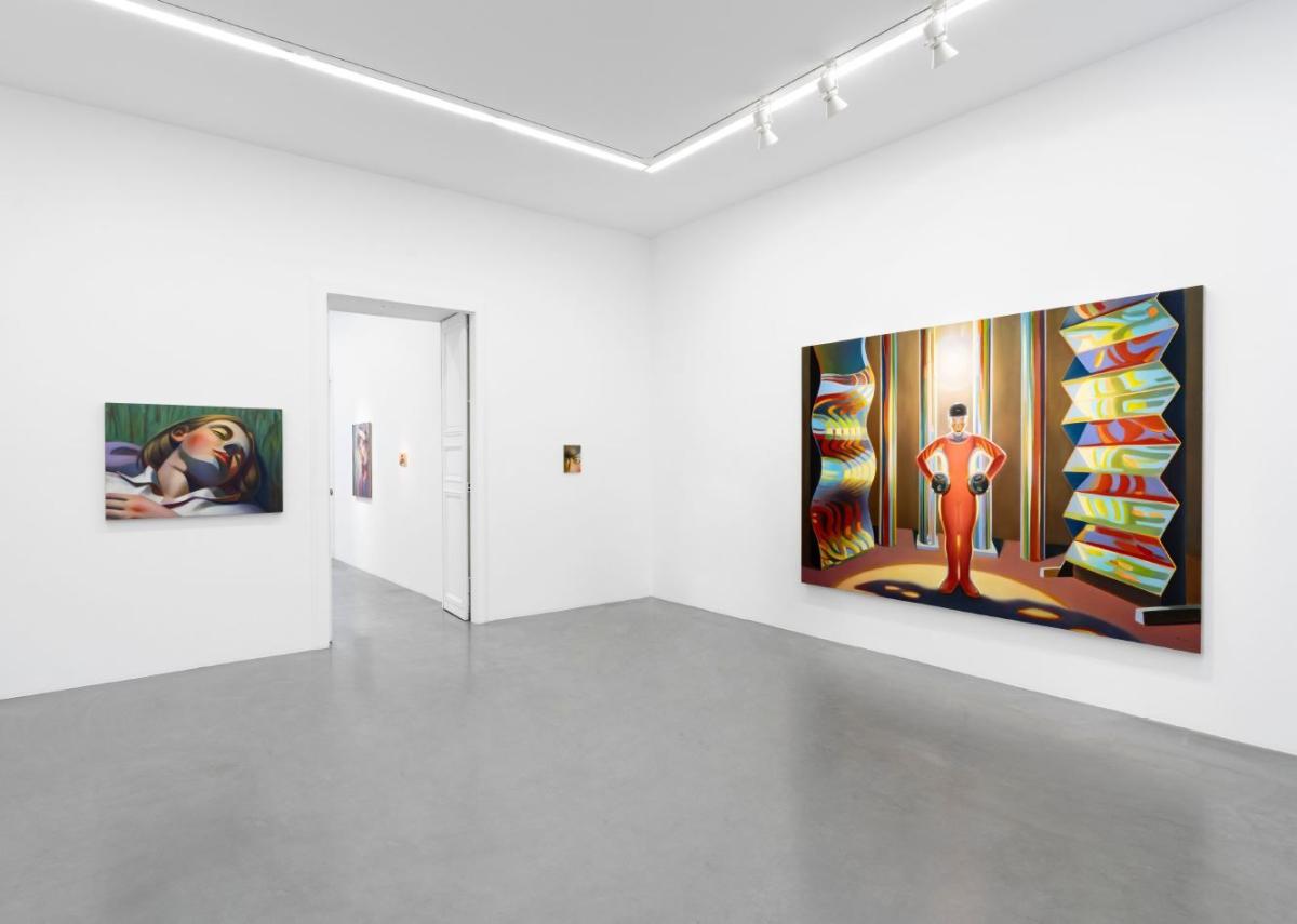 Views of Chen Ke’s exhibition ‘Bauhaus Gal –Theatre’ at Perrotin Paris, 2023